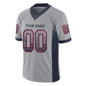 Maillot de football américain sublimé vert foncé pour homme, numéro imprimé, manches courtes, uniforme d'entraînement et de match, vente en gros - Product Image 5