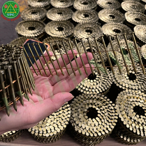 1-3/4 Inch Steel Coil Nails Smooth/<b>Screw</b>/Ring/Spiral Shank Types Factory Price Direct Vietnam for Pallet | clavo en rollo - Product Image 5