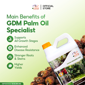 Engrais liquide bio organique GDM Premium pour plantations d'huiles végétales Nutrition avancée pour un rendement plus élevé et des racines plus fortes - Product Image 3