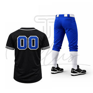El Mejor Uniforme de Béisbol a Color para Adultos, Ropa Deportiva, Uniforme de Béisbol Sublimado y sin Estampado, Económico y de Alta Calidad en Oferta - Product Image 5