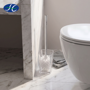 Distributeur de savon en acrylique transparent avec pompe en verre, durable, nouveau, brosse WC à mécanisme rotatif - Product Image 2