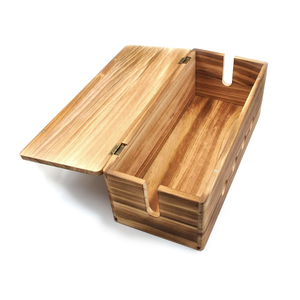 Factory Wholesale <b>Large</b> Acacia <b>Wood</b> Cable Management <b>Box</b> Decorative <b>Box</b> for Offices, TV Setups, Desks from Vietnam - Product Image 1