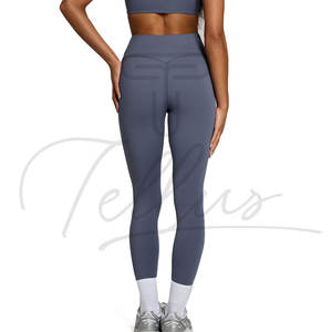 Ropa deportiva para mujer, conjunto de yoga, ropa deportiva para gimnasio, sujetador deportivo y leggings, conjunto de yoga de 3 piezas - Product Image 3