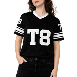 Maillot de football américain personnalisé noir et blanc, respirant, antibactérien, séchage rapide, ensemble uniforme de football unisexe, nouvelle arrivée 2026 - Product Image 1