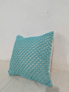 Funda de Almohada de Macramé Personalizada, Funda de Cojín de Algodón Boho Hecha a Mano, Decoración Rústica para el Hogar, Regalo - Product Image 3