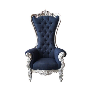 Sillas de trono de madera de buena calidad, muebles de boda y sala de estar de madera maciza, sillas de trono de lujo a la venta - Product Image 1