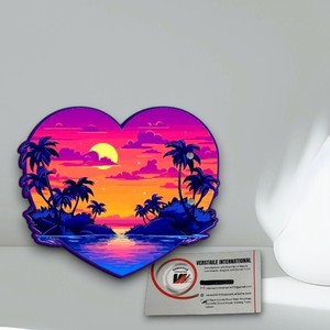 Professional Sunset Pattern Heart <b>Circle</b> Flower Solid Lash Tiles Private <b>Label</b> Eyelash Extension Plate Acrylic Magnetic Beauty - Product Image 4