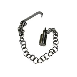 Retractor Nasal Gruber Columella de Acero Inoxidable con Doble Gancho de 10 mm de Ancho, Instrumento Quirúrgico con Peso - Product Image 6