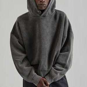 Custom Wholesale OEM Manufacturer Supplier Men Cotton Hoodie <b>Ring</b> Spun Fabric Private Label Production - Product Image 2