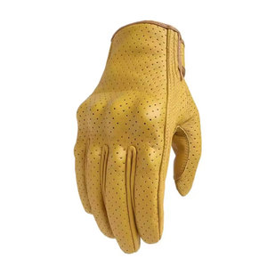 Leather <b>Touchscreen</b> <b>Gloves</b> Wrist Length Unlined Plain Style for Outdoor Daily Use Four Seasons - Product Image 4