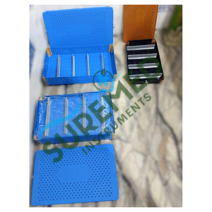 Boîte de Stérilisation en Aluminium pour Plateau Chirurgical, Boîte de Rangement pour Équipement Chirurgical, Plateau Chirurgical en Aluminium, Conception Durable - Product Image 1