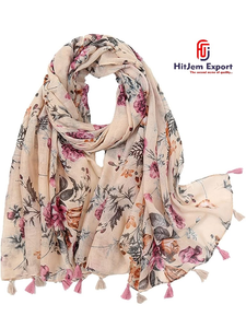Luxury Printed Long <b>Scarf</b> Soft Fabric Head <b>Scarf</b> Custom Printing Low MOQ OEM ODM Custom Fabric Manufacturer - Product Image 6