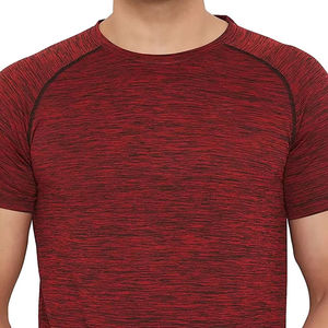 Camiseta Deportiva de Alta Calidad para Hombre, Diseño de Cuello Redondo, Ropa Deportiva Lisa, Camiseta con Logotipo Personalizado para Hombre - Product Image 4