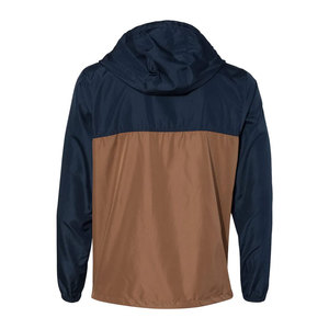 Veste coupe-vent à capuche pour homme, color-block, respirante, en polyester, décontractée, pour le printemps - Product Image 6