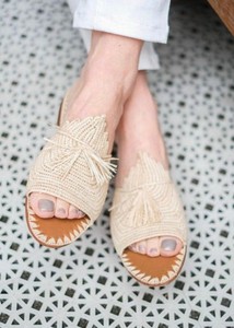 Handmade Raffia Sandals-Light Weight Disposable Breathable Womens <b>Summer</b> Shoes Beach Ballerinas Moroccan Artisan Sandals Free - Product Image 1