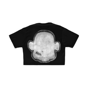 Fabricant sur mesure de vêtements streetwear, 220g, 100% coton, impression sérigraphique, coupe ample, épaules tombantes, style boxy, taille plus, blanc - Product Image 6