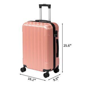 Valigia Trolley in ABS con Tre Ruote Staccabili da 28 Pollici, Disponibile in 20/24/28 Pollici, Finitura Opaca Testurizzata, Disponibile in Tutte le Misure - Product Image 3