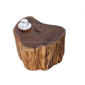 Solid Wood Tree Stump Coffee <b>Table</b> Natural Wooden Log Side <b>Table</b> Rustic Tree Trunk Coffee <b>Table</b> Handmade Solid Wood Stump <b>Table</b> - Product Image 1