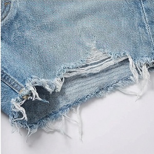 Jean court sexy en denim pour femme – Design tendance, couleur personnalisable, qualité supérieure, style streetwear décontracté pour l'été - Product Image 6