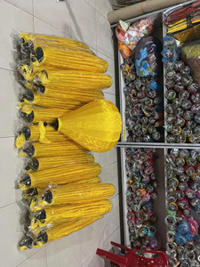 Linternas Tradicionales de Bambú y Seda Brillante de Hoi An en Forma de Globo de Diamante y de Bola para Eventos al Aire Libre - Product Image 4