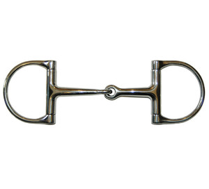Bridon Dee Bit Horse en acier inoxydable finition miroir, bridon de course en cuivre pour l'entraînement et la compétition équestre - Product Image 2