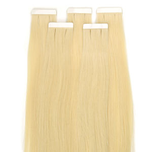 Russe Remy longue bande PU peau trame adhésif injecté Invisible sans couture bande trame cuticule Double dessiné Extensions de cheveux humains - Product Image 3