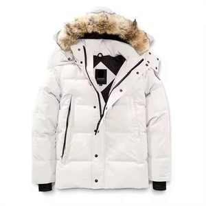 Veste d'automne matelassée et rembourrée pour homme, haute qualité, à capuche, personnalisée, chaude et épaisse, pour l'extérieur, avec empiècements contrastants sur le devant - Product Image 3