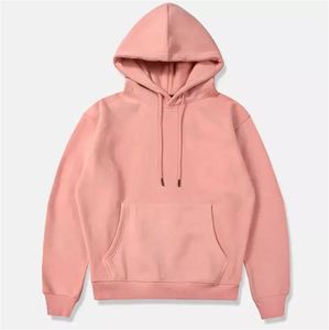 Sweat à capuche décontracté pour homme, blanc, coupe classique, 100 % coton French Terry, avec poches, pour l'automne, couleurs unies - Product Image 4