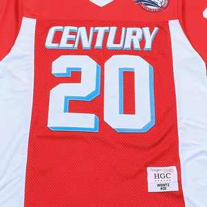 Maillot de sport personnalisé à col en V imprimé par sublimation - T-shirt graphique streetwear de haute qualité pour hommes, personnalisable avec le numéro 20 - Product Image 3