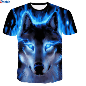 Camiseta Personalizada con Diseño de Águila en 3D para Hombre, Cuello Redondo, Manga Corta, Estilo Urbano, Holgada, para Verano - Product Image 6