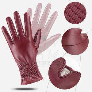 Blouson en cuir véritable pour homme, gants de sécurité d'hiver, doux au toucher, durables, respirants, écologiques, confortables, adaptés aux activités de plein air - Product Image 2