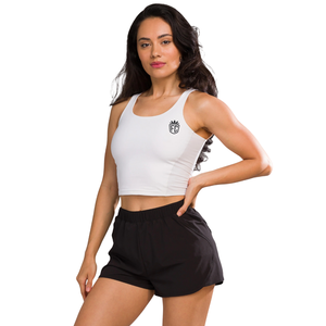 Flex Tank Camiseta sin mangas ligera y elástica para mujer Tenacity Lite, ropa deportiva para gimnasio, entrenamiento, corte moderno, color blanco - Product Image 2