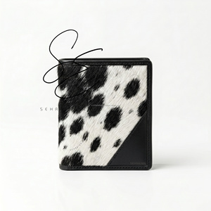 Genuine Leather Men <b>Wallet</b> Western Handmade Hair-On Leather Bifold <b>Wallet</b> Cowboy High Quality Vintage <b>Wallet</b> Card & Cash <b>Holder</b> - Product Image 2