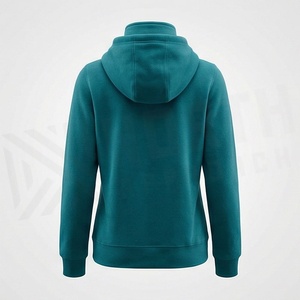 Sweat-shirt à capuche oversize pour femme, demi-zip, manches longues, en molleton de coton, délavé à l'acide, séchage rapide, haute qualité, streetwear - Product Image 2