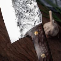 Japanse stijl multifunctioneel koksmes van hoogwaardig koolstofstaal, professioneel keukengereedschap OEM voor thuis & restaurant catering