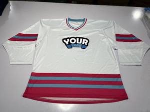 เสื้อฮอกกี้น้ำแข็งแบบกำหนดเองสำหรับฤดูกาลปี 2026 ชุดยูนิฟอร์มคุณภาพสูงสำหรับทีมสโมสรโรงเรียนฝึกซ้อมแข่งขัน รับผลิตแบบ OEM ODM ขายส่งสำหรับผู้ชาย - Product Image 5