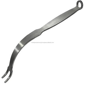 Écarteur chirurgical à double pointe courbée en acier inoxydable, instrument manuel de chirurgie générale, certifié CE Classe I - Product Image 2