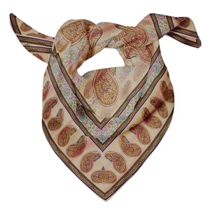 Customize Logo Double Sided Printed Square Cotton Casual <b>Bandana</b> Scarf Lightweight Four Seasons Fashion Headwear - Product Image 1