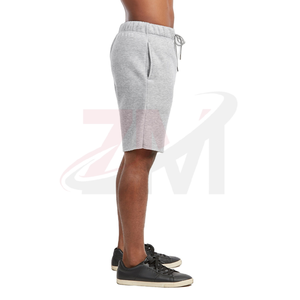 Shorts décontractés pour hommes 100 % coton, couleur unie, avec cordon de serrage, pour l'été, confortables au quotidien - Product Image 4