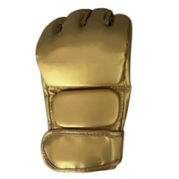Gants de sport professionnels MMA UFC personnalisés OEM d'usine, demi-doigts, en PU, pour arts martiaux