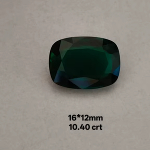 Pierre précieuse verte émeraude de qualité supérieure, créée en laboratoire, de style colombien, pierre brute de haute qualité pour la fabrication de bijoux, utilisations élégantes - Product Image 3