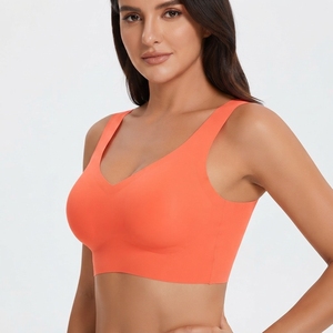 Custom Logo Women's High <b>Support</b> Crisscross Sports Bra Lightweight Breathable Brushed Yoga Fitness Workout <b>Crop</b> <b>Top</b> - Product Image 1