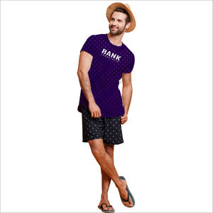 Camisetas de Hombre 100% Algodón, Transpirables, Cuello Redondo, Cómodas, Manga Corta, Precio Bajo, Alta Calidad, Corte Holgado, Estampadas - Product Image 1