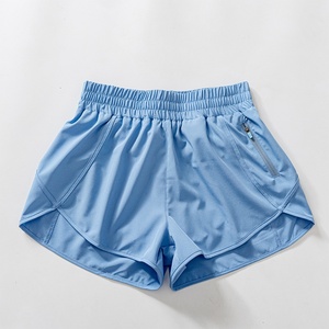 Shorts de sport pour femmes, à séchage rapide, taille haute, fermeture élastique, pour la course à pied et le fitness - Plusieurs couleurs - Product Image 5
