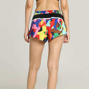 Shorts Deportivos para Mujer, Transpirables, de Secado Rápido, Cintura Elástica, para Correr, Gimnasio, Ropa Deportiva de Verano - Product Image 3