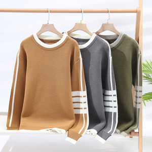 Cardigan en laine 100% doux, confortable et respirant pour homme, tricoté, chaud, personnalisable, couleur unie, imprimé numériquement - Product Image 6