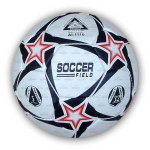 Ballon de football en PVC de couleur personnalisée Taille officielle 5 Matériau gonflable durable en PU pour l'entraînement et les loisirs Rétention d'air élevée - Product Image 1