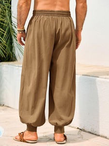 Luxury Oversized Baggy Pants Relaxed Fit Premium Cotton Urban Casual Streetwear Apparel Supplier - Product Image 3