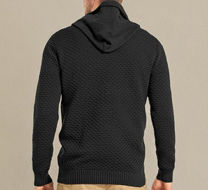 Sweat-shirts d'hiver imperméables en coton 100% tricoté, coupe classique, streetwear tendance pour hommes, adolescents et jeunes - Product Image 5
