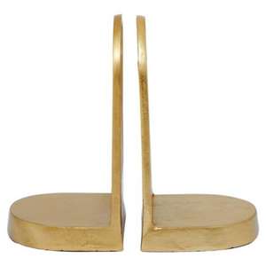 Minimalist Design Metal Bookends For Home Office <b>Study</b> <b>Desk</b> Shelf Simple Elegant Book Support - Product Image 1
